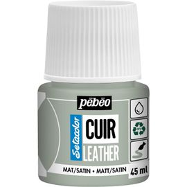 Pébéo Flacon 45ml Peinture Setacolor Cuir Vert Sauge