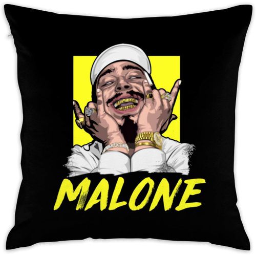 Housse De Coussin Lombaire Décorative Post Malone (65 Cm X 65 Cm)