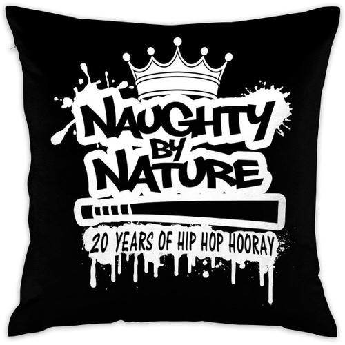 Naughty By Nature Housse De Coussin Décorative Hip Hop (65 X 65 Cm)