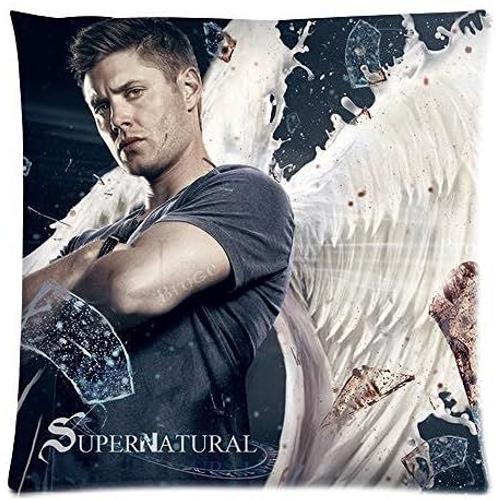 Personnalisé Surnaturel Dean Winchester Sam Winchester Taie D'oreiller Taie D'oreiller Taie D'oreiller Housse De Coussin Deux Côtés Imprimés 18x18 Pouces