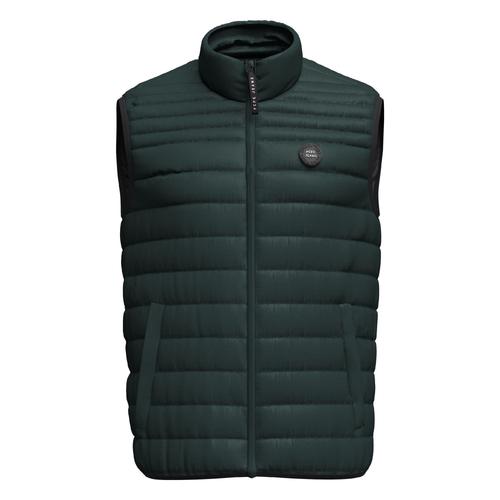 Pepe Jeans Homme Gilet Matelassé - Balle Gillet, Nylon, Col Montant, Poches, Uni Vert Foncé M (Medium)