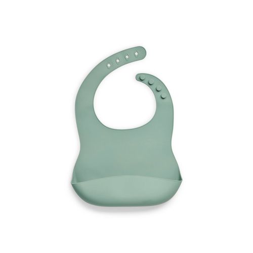 Bavoir En Silicone Ash Green - Jollein