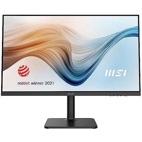 MSI Modern MD272XP - Écran LED - 27" - 1920 x 1080 Full HD (1080p) @ 100 Hz - IPS - 300 cd/m² - 1000:1 - 1 ms - HDMI, DisplayPort, USB-C - haut-parleurs - noir