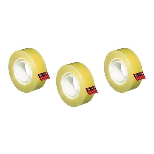 Scotch Lot De 3 Rubans Adhésif Transparent 550 19 Mm X 33 M Sous Film