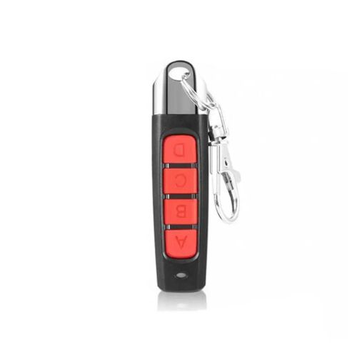 433MHZ copie télécommande automatique 4 canaux Code ouvre-porte de Garage télécommande duplicateur Code de clonage clé de voiture-Red ABCD