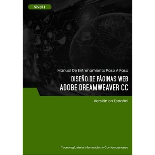 Diseño De Páginas Web (Adobe Dreamweaver Cc 2019) Nivel 1