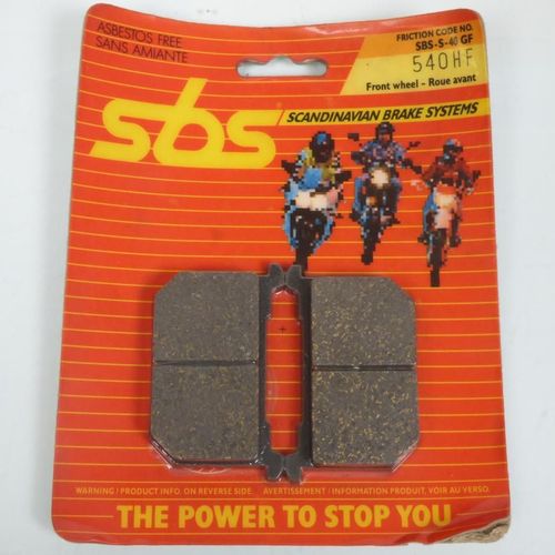 Plaquette De Frein Sbs Pour Moto Kawasaki 550 Gpz 1982 À 1983 Avg/Arg / H1/H2/D1 Neuf