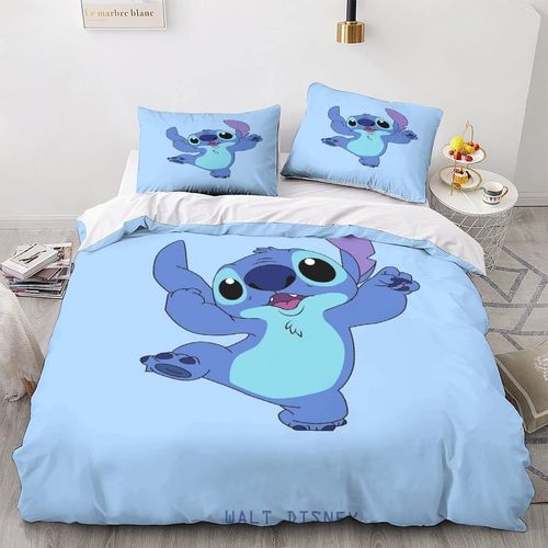 Parure De Lit Stitch 3d, Ensemble De Housse De Couette, Pour Adolescents, Enfants, Gar?Ons Et Filles, Housse De Couette En Microfibre, 3 Pi¿¿Ces