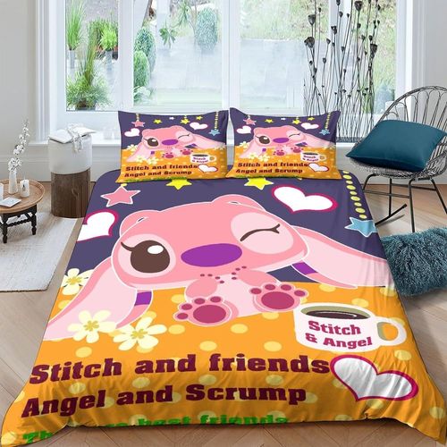 Parure De Lit Stitch, Impression 3d, Housse De Couette, En Microfibre Douce, Pour Enfants, Adolescents Et Adultes