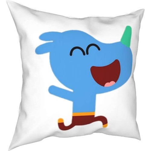 Hey Duggee Oreillers Quatre Saisons Confortables Et Doux Pour La Peau, Adaptés Aux Canapés-Lits Et Voitures - 55,9 X 55,9 Cm