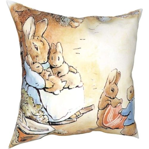 Oreillers Peter Rabbit Four Seasons, Oreillers Confortables, Doux Et Doux Pour La Peau, Adaptés Aux Voitures Canapé-Lit-Petter17-12x12inch