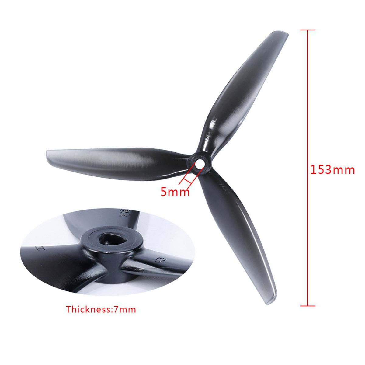 4 Paires Pour Hq Prop 7x4x3 Helice 7040 Prop 7 Pouces Access... - 6