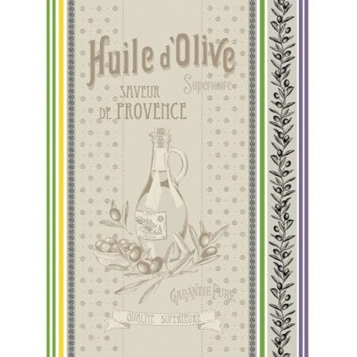 Torchon Coton Jacquard Picholine 50x70 Picholine