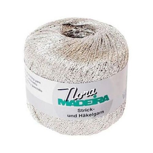 Fil À Crocheter Et À Tricoter Métallisé Nora Madeira - 25gr 323 Beige