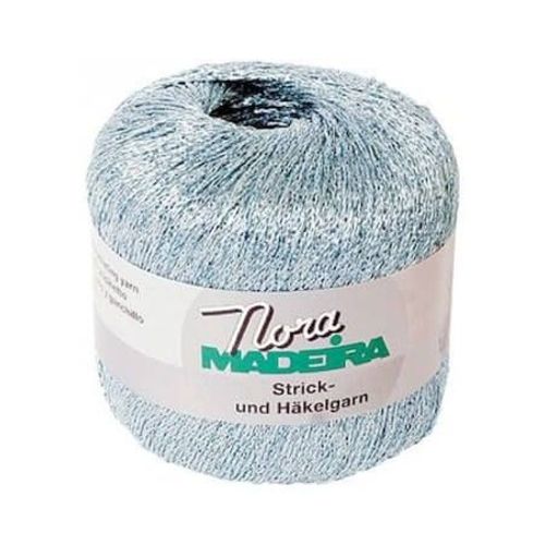 Fil À Crocheter Et À Tricoter Métallisé Nora Madeira - 25gr 333 Bleu