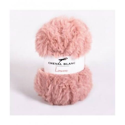 Pelote De Fourrure Louve - Cheval Blanc 56 Rose