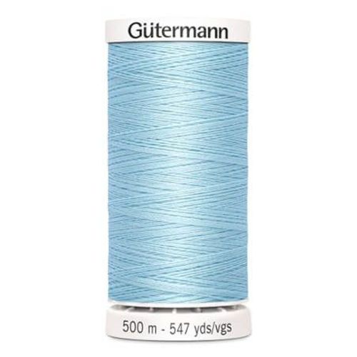 Fil À Coudre 100% Polyester 500m - Gütermann 195 Bleu