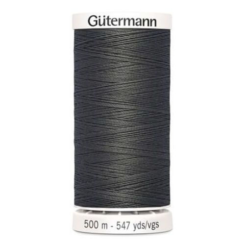 Fil À Coudre 100% Polyester 500m - Gütermann 702 Gris