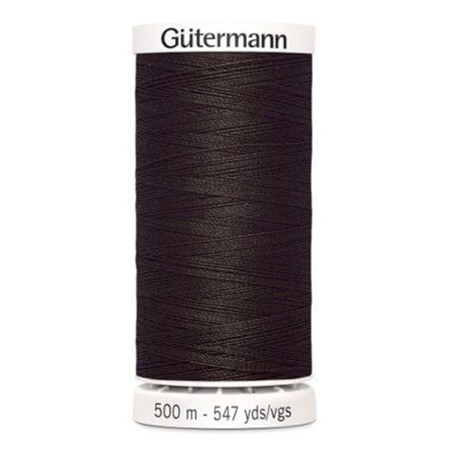 Fil À Coudre 100% Polyester 500m - Gütermann 696 Marron