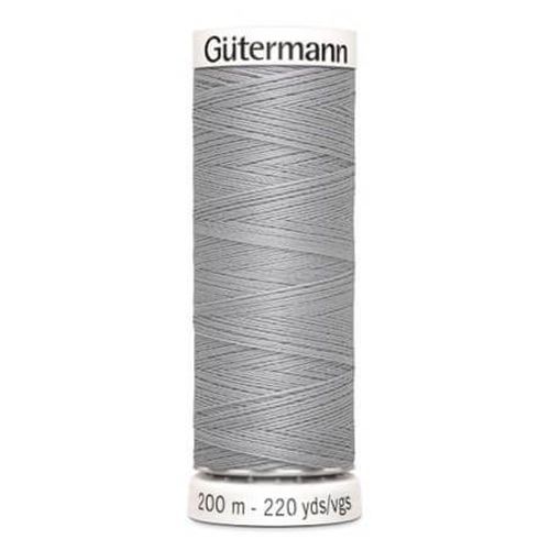 Fil À Coudre 100% Polyester 200m - Gütermann 040 Gris