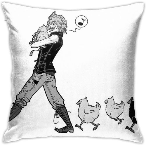 Inktober ? Housse De Coussin Pour Bal De Promo Et Quelques Amis À Plumes, Taie D'oreiller Décorative Pour Canapé Et Chambre À Coucher, 45cm X 45cm