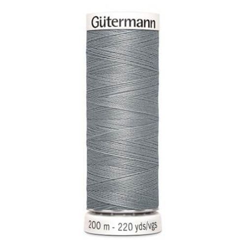 Fil À Coudre 100% Polyester 200m - Gütermann 038 Gris