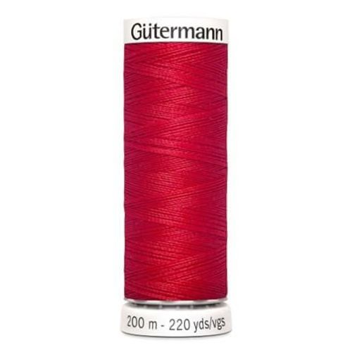Fil À Coudre 100% Polyester 200m - Gütermann 156 Rouge