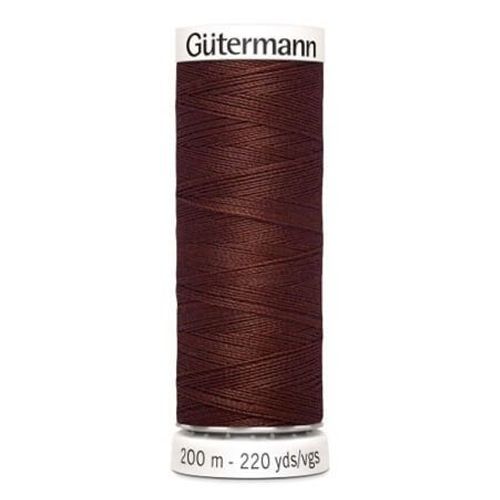 Fil À Coudre 100% Polyester 200m - Gütermann 230 Marron