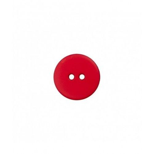 Boutons Polyester Rond 2 Trous 15mm X 4 - Prym - Certifié Oeko-Tex Rouge
