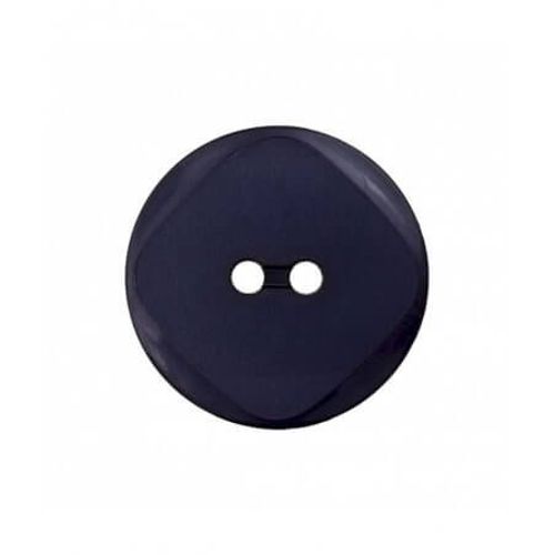 Boutons Rebord Polyester 2 Trous 12mm X 4 - Prym Bleu Marine