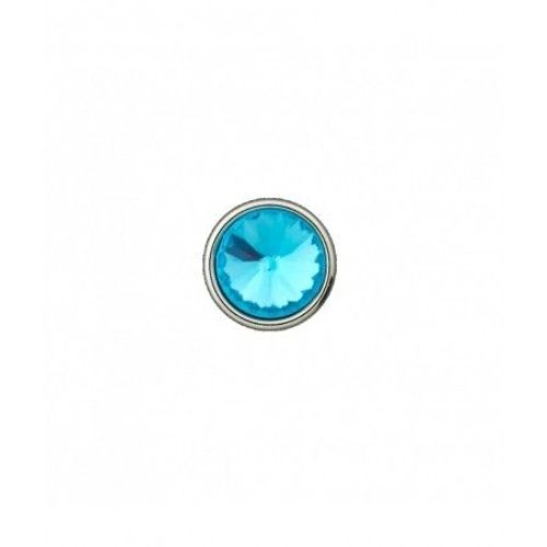Bouton Imitation Diamant À Queue 12 À 14mm - Prym 14-Turquoise