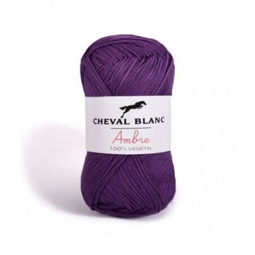 Coton Et Bambou À Tricoter Ambre - Cheval Blanc 007 Violet