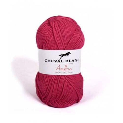 Coton Et Bambou À Tricoter Ambre - Cheval Blanc 002 Rose