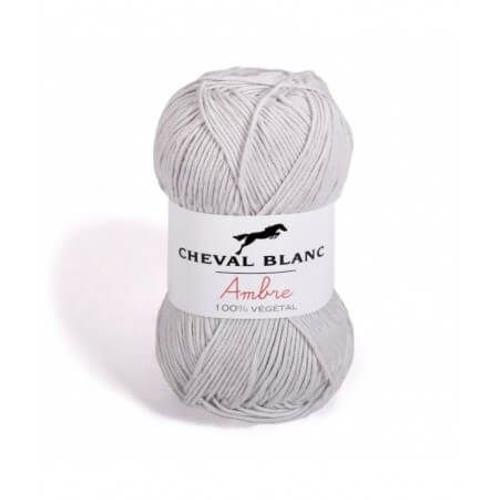 Coton Et Bambou À Tricoter Ambre - Cheval Blanc 071 Gris