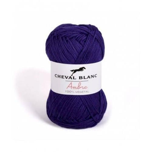 Coton Et Bambou À Tricoter Ambre - Cheval Blanc 061 Violet