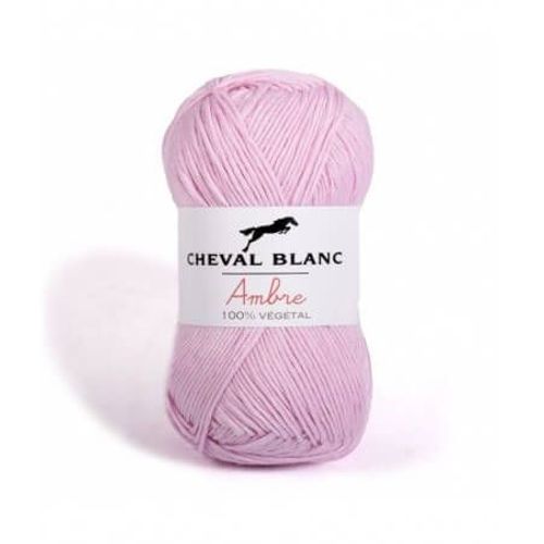 Coton Et Bambou À Tricoter Ambre - Cheval Blanc 256 Rose