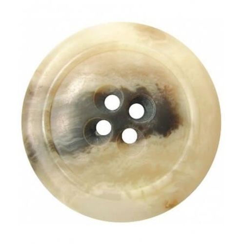 Boutons Costume Chiné Ecru 4 Trous 20 Mm X 3 - Union Knopf Ecru