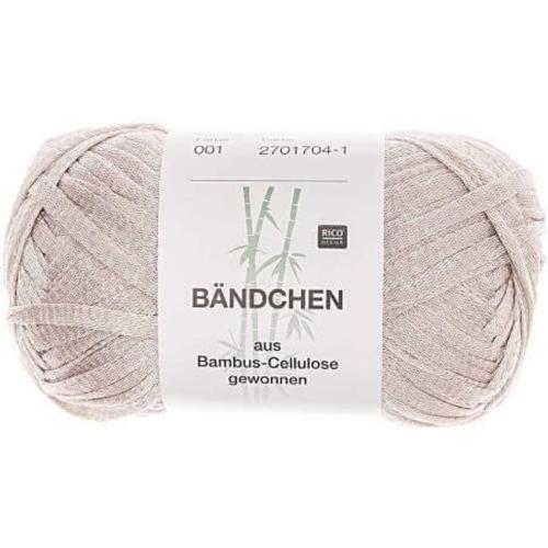 Pelote De Bambou Bandchen - Rico Design 01 Marron