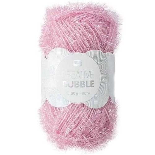 Pelotes De Fil À Tricoter Creative Bubble De Rico Design - Laissez Votre Imagination Prendre Forme Avec Ce Fil Éponge ! 20 Violet