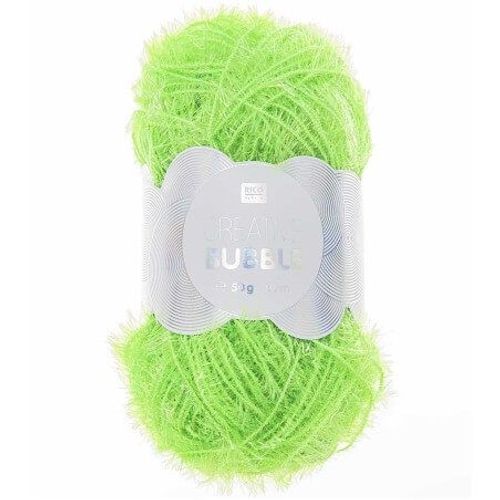Pelotes De Fil À Tricoter Creative Bubble De Rico Design - Laissez Votre Imagination Prendre Forme Avec Ce Fil Éponge ! 28 Vert