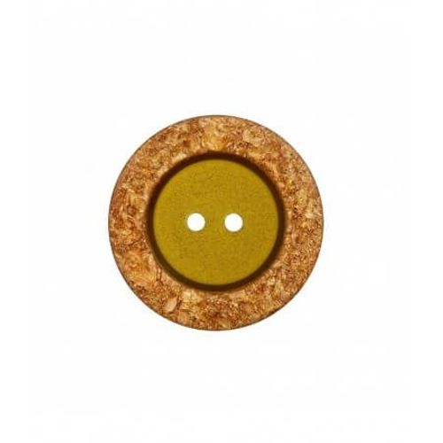 Bouton Manteau À Rebord Doré 2 Trous 23 À 28mm - Prym 28 Vert Olive