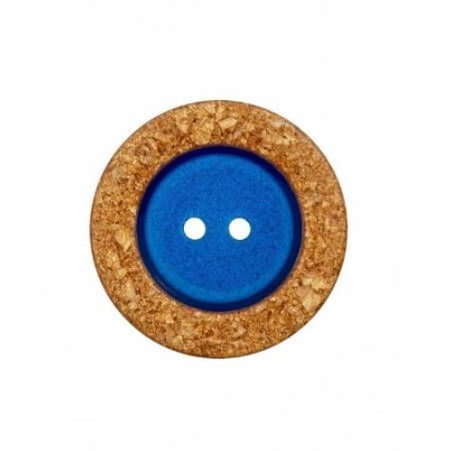Bouton Manteau À Rebord Doré 2 Trous 23 À 28mm - Prym 28 Marine