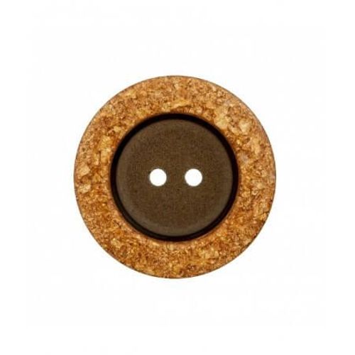 Bouton Manteau À Rebord Doré 2 Trous 23 À 28mm - Prym 23 Noir