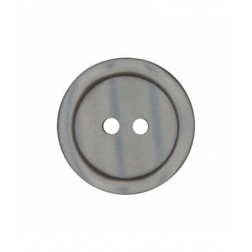 Boutons De Chemise 2 Trous En Polyester 25mm X2 - Prym Gris Moyen