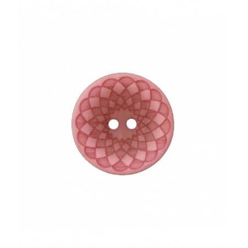 Boutons Rosace 2 Trous 20mm X3 - Prym Rose