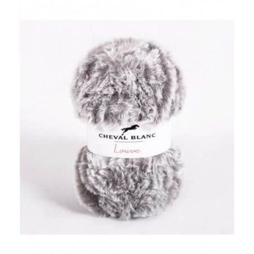 Pelote De Fourrure Louve - Cheval Blanc 36 Gris