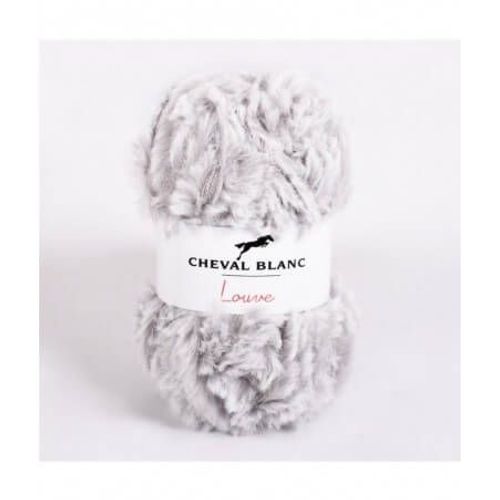 Pelote De Fourrure Louve - Cheval Blanc 71 Gris