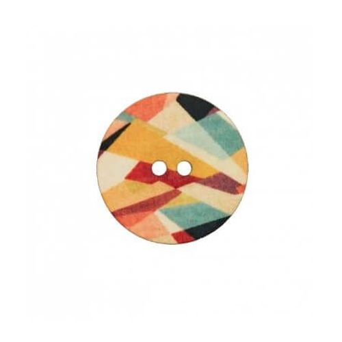 Bouton Peinture Polyester 2 Trous 23mm - Prym 0901 Multicolore