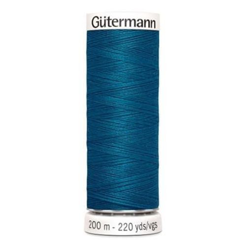 Fil À Coudre 100% Polyester 200m - Gütermann 483 Bleu
