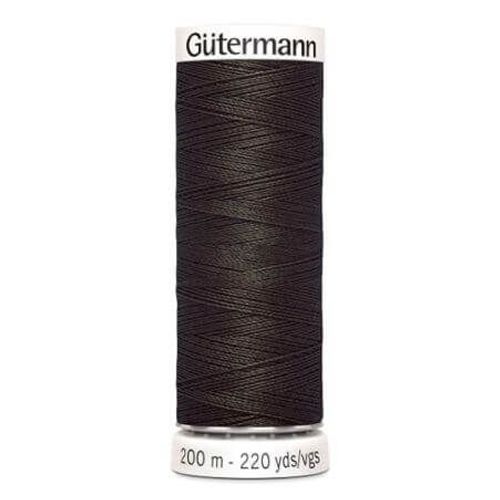 Fil À Coudre 100% Polyester 200m - Gütermann 671 Marron
